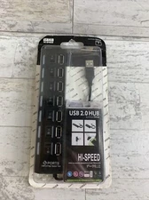 7 Port USB 2.0 SUPER Hub Splitter Multi Adapter - POWER SWITCH FOR EACH PORT! 