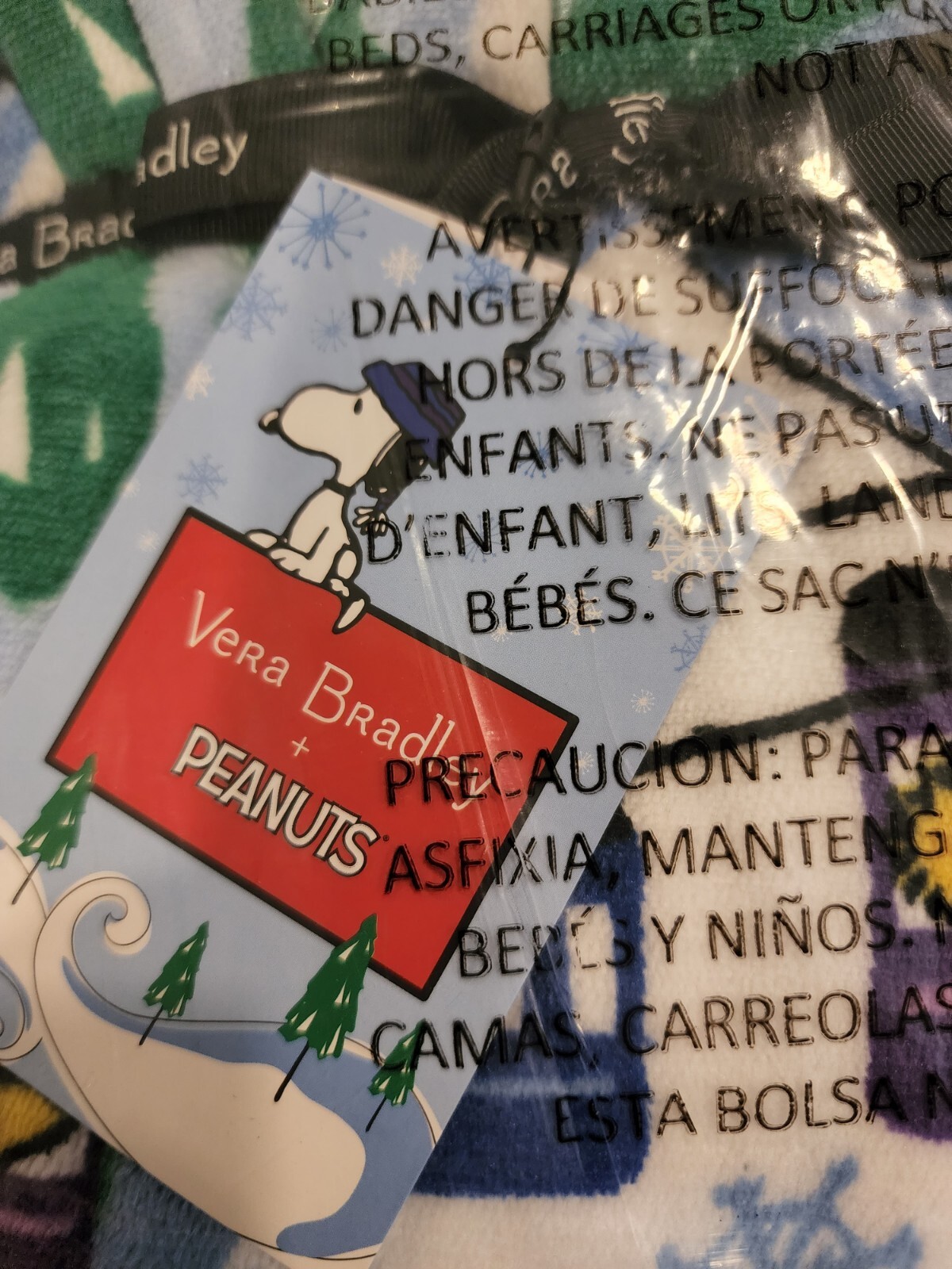 vera bradley Fleece Sherpa Throw Peanuts Snoopy NWT eBay