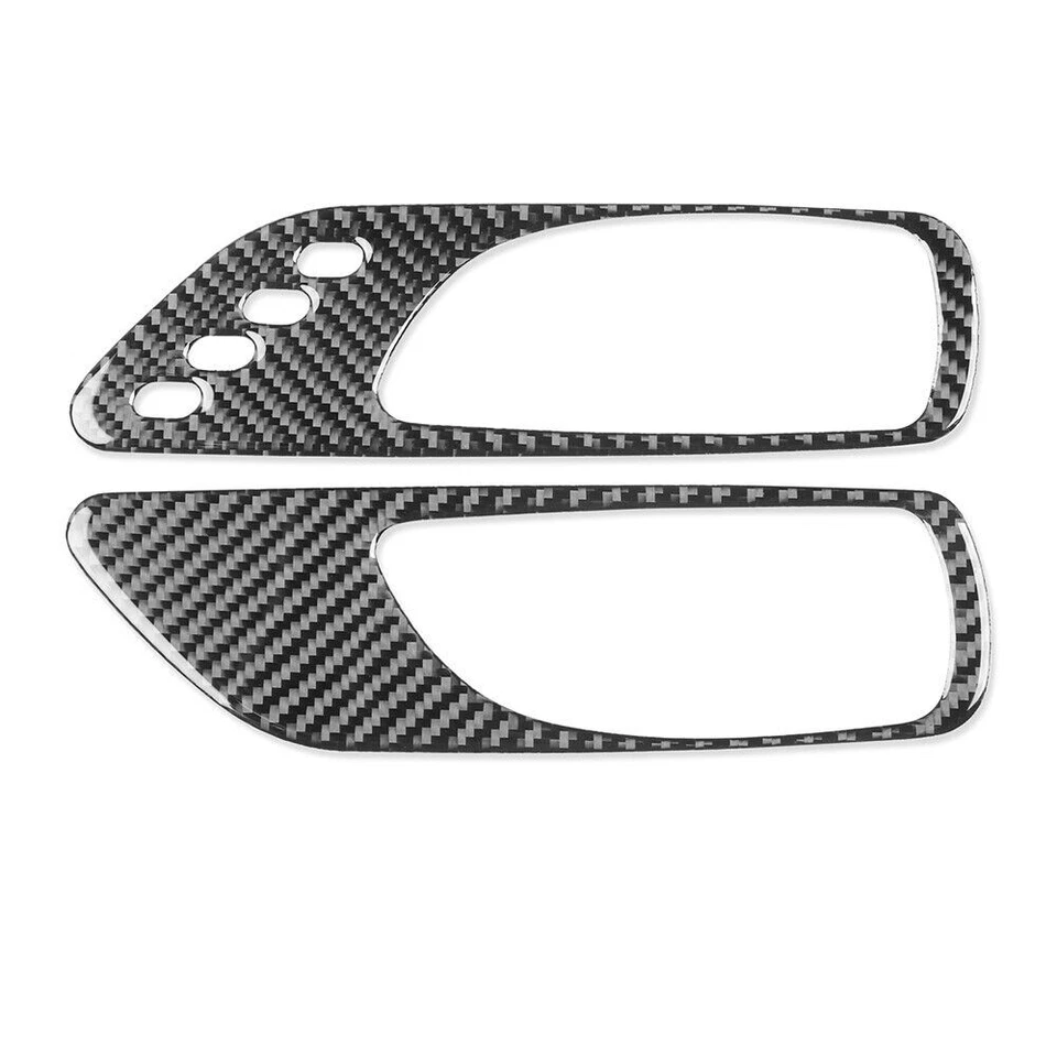 Отделка крышки рамы внутренней дверной ручки из углеродного волокна винил для Lexus RC300 350 200T - Изображение 2 из 4