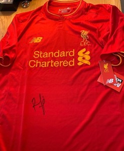 signed liverpool jersey