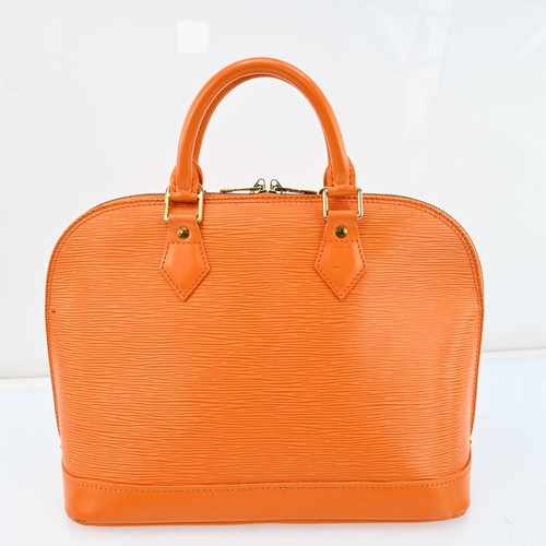 LOUIS VUITTON Epi Alma Hand Bag Orange LV Auth R3568YR705 - Picture 2 of 24