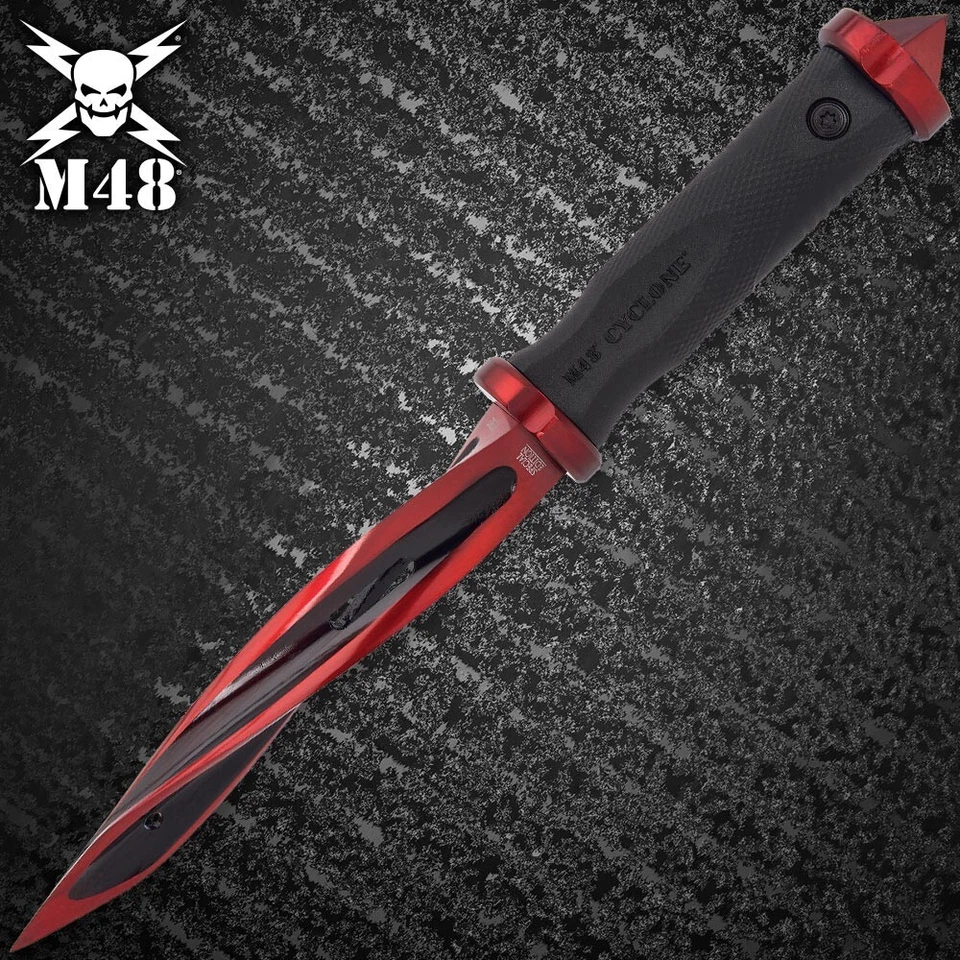 Cuchillo Bota Espiral M48 Cardinal Sin, Incluye Funda Cinturón Vortec, 10 1/2" Total Foto 3 de 4