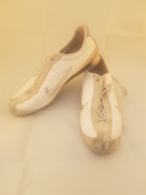 Nike Shox Rival Running Shoes,312563-102, Wht/Slvr/Gry, Leather,Womens UK4  US6.5 | eBay