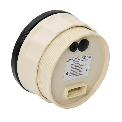 85mm Car Boat Marine Tachometer 0-12000RPM Rev Counter Gauge With LED Hourmeter - Picture 6 of 11