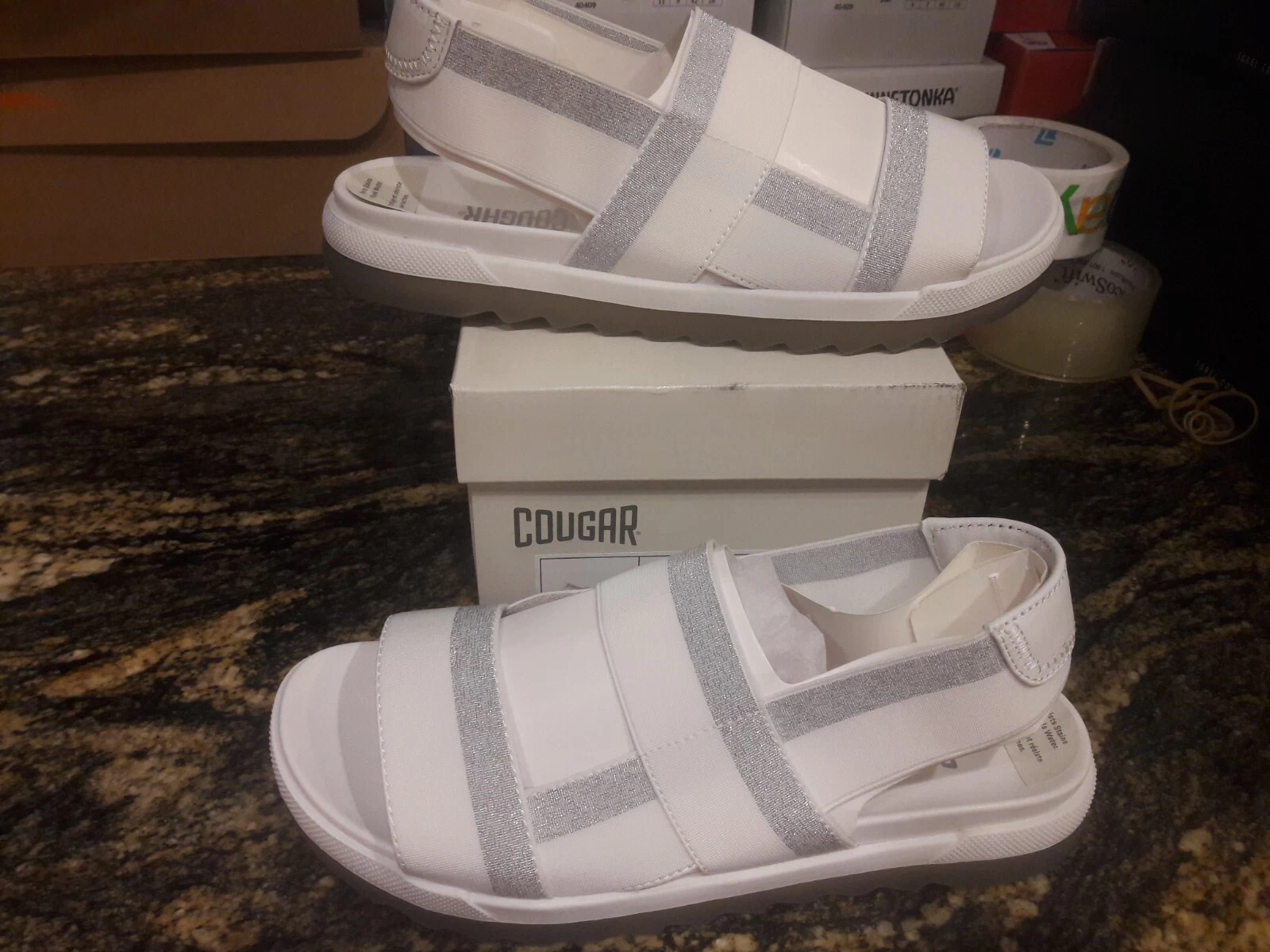 PUMA Sandali donna Cougar Lucia Slingback NUOVI $69 taglia 8 scarpe