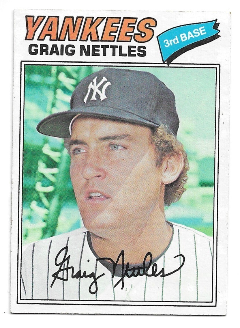 1977 Topps Burger King #15 Graig Nettles, New York Yankees