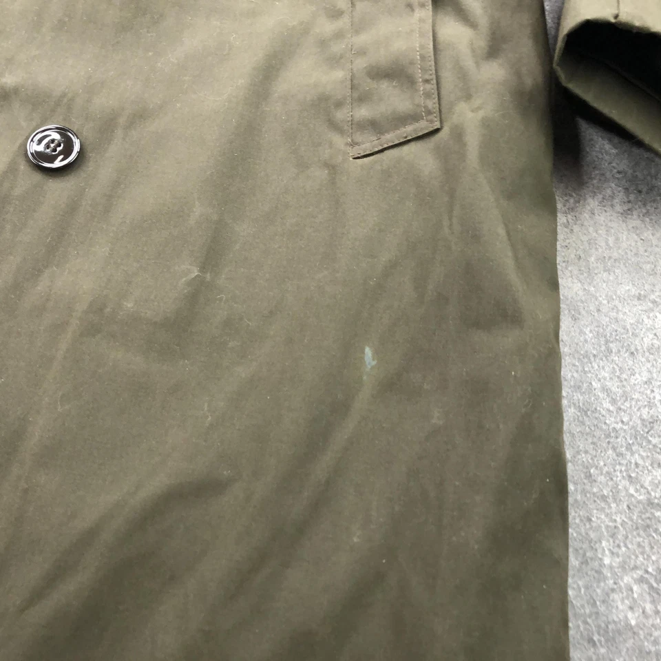 Abrigo para todo clima AGSU del ejército de Estados Unidos 44R Heritage verde 564 abrigo con cinturón de trinchera Foto 4 de 4