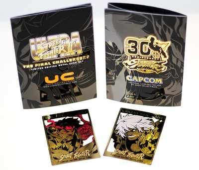 UDON SDCC Street Fighter Limited Edition Metal Card Set   The Final Challengers