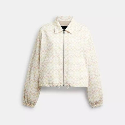 NWT COACH woman Signature Blouson Windbreaker In Recycled
