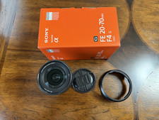 Sony FE 20-70mm F4 G Lens Full Frame E-Mount Excellent Condition. Free Shipping