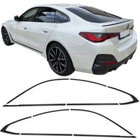 Shadow Line Umrandungen Zierleisten Set Schwarz Glanz FüR 4Er BMW G26 Gran Coupe