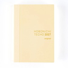 Hobonichi Techo 2027 Original A6 English Daily Planner Diary Book Tomoe River