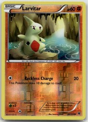 Larvitar 40/124 Fates Collide Reverse Holo Common