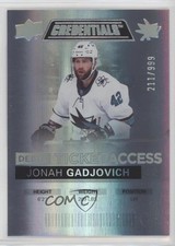 2021 Upper Deck Credentials Debut Ticket Access /999 Tier 1 Jonah Gadjovich 0b1f