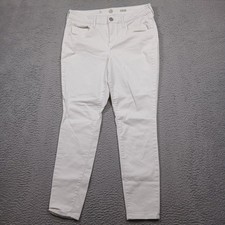 SO White Jegging Pants Women's Size 15 Skinny Stretch Mid Rise