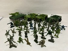 Vintage Plastic Army Men Vehicles