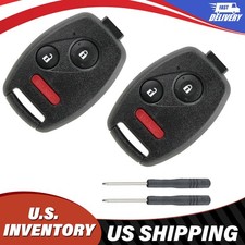 2pcs Replacement For Honda Cr-v 2007 2008 2009-2012 Remote Key Fob Case Shell