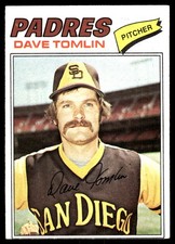 Dave Tomlin 1977 Topps #241 San Diego Padres MLB READ FREE SHIPPING AutographDen