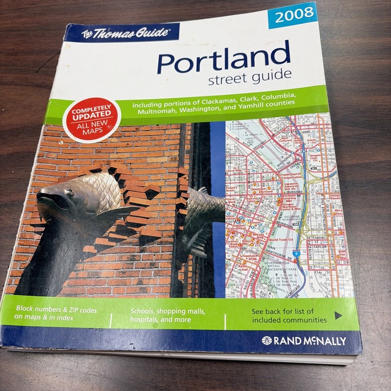 Thomas Guide Portland Street Guide by Rand McNally Staff 2008