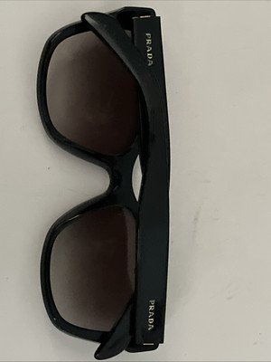 PRADA SPR 09S Women's designer sunglasses Glossy Black | eBay