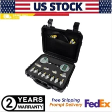 New Digital Hydraulic Pressure Test Coupling Kit w/2*Digital Pressure Gauges 80M