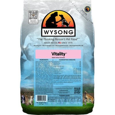 Premium Dry Cat Food for Adult Cats - 5 lb Vitality Formula