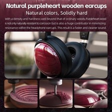 FiiO FT13 Audiophile Closed-Back Headphones Purpleheart Natural
