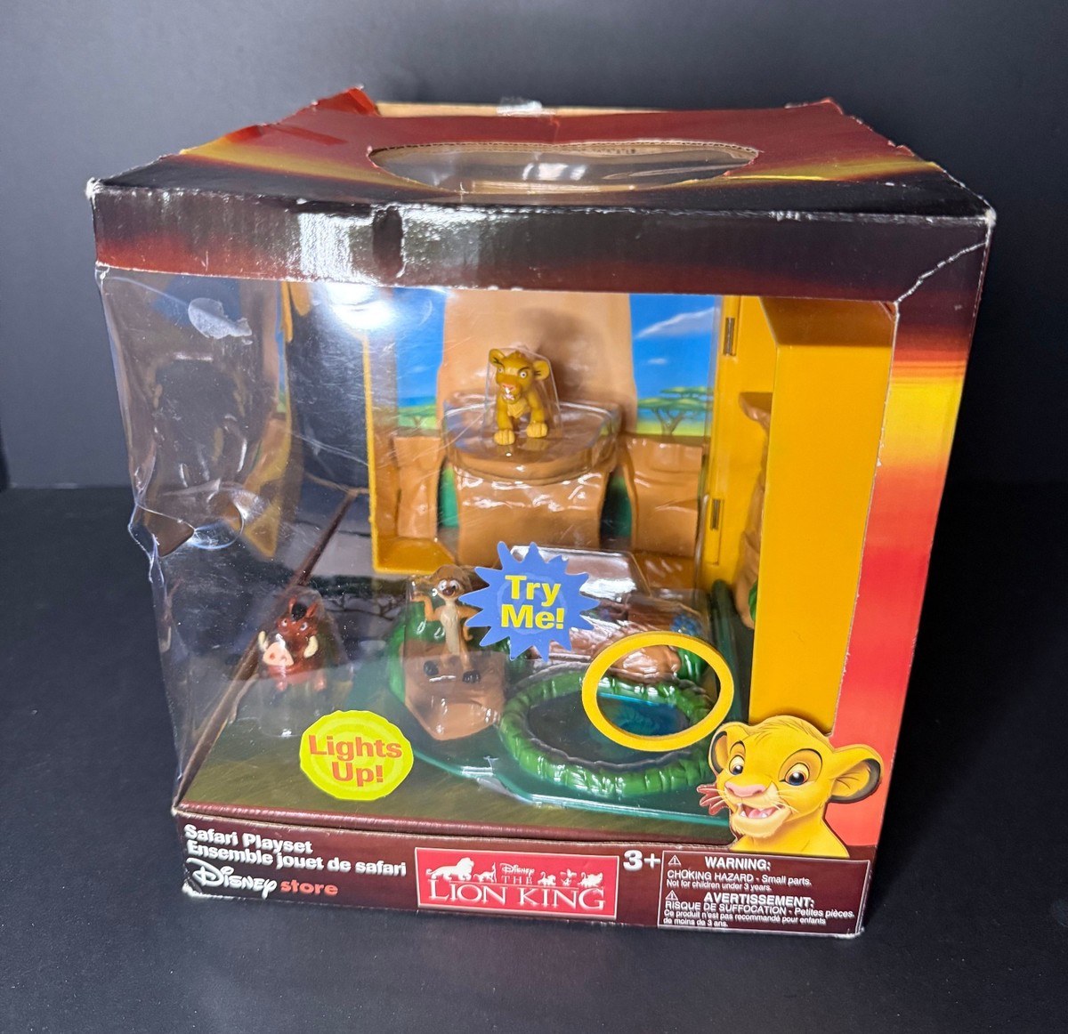 Vintage Disney Lion King Safari Playset Very Rare Simba for sale