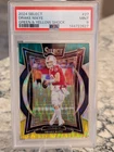 2024 Select #27 Drake Maye PSA 9 Green & Yellow Shock Rookie RC