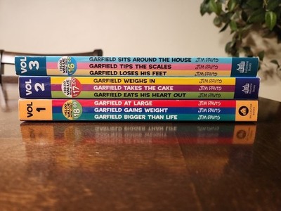 Lot Of Garfield Fat Cat 3-Pack Vol. 1, 2, and 3
