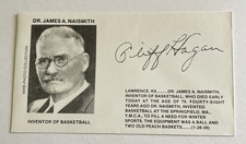 Cliff Hagan HOFer, Signed Unmarked Naismith Cachet St. Louis Hawks PSA/DNA LOA