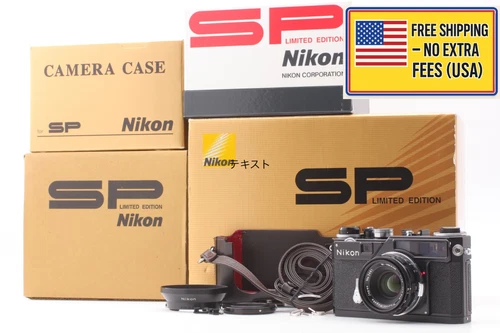 No Custom Fee USA [Unused in Box]  Nikon SP Black Limited Edition + C 35mm f/1.8