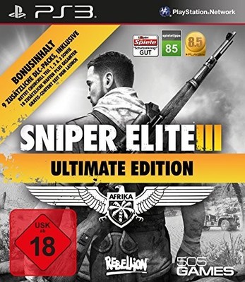 PS3 - Sniper Elite III #Ultimate Edition DE mit OVP sehr guter Zustand