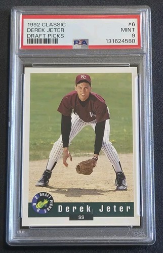 1992 Classic Draft Picks Derek Jeter #6 PSA 9 MINT New York Yankees HOF