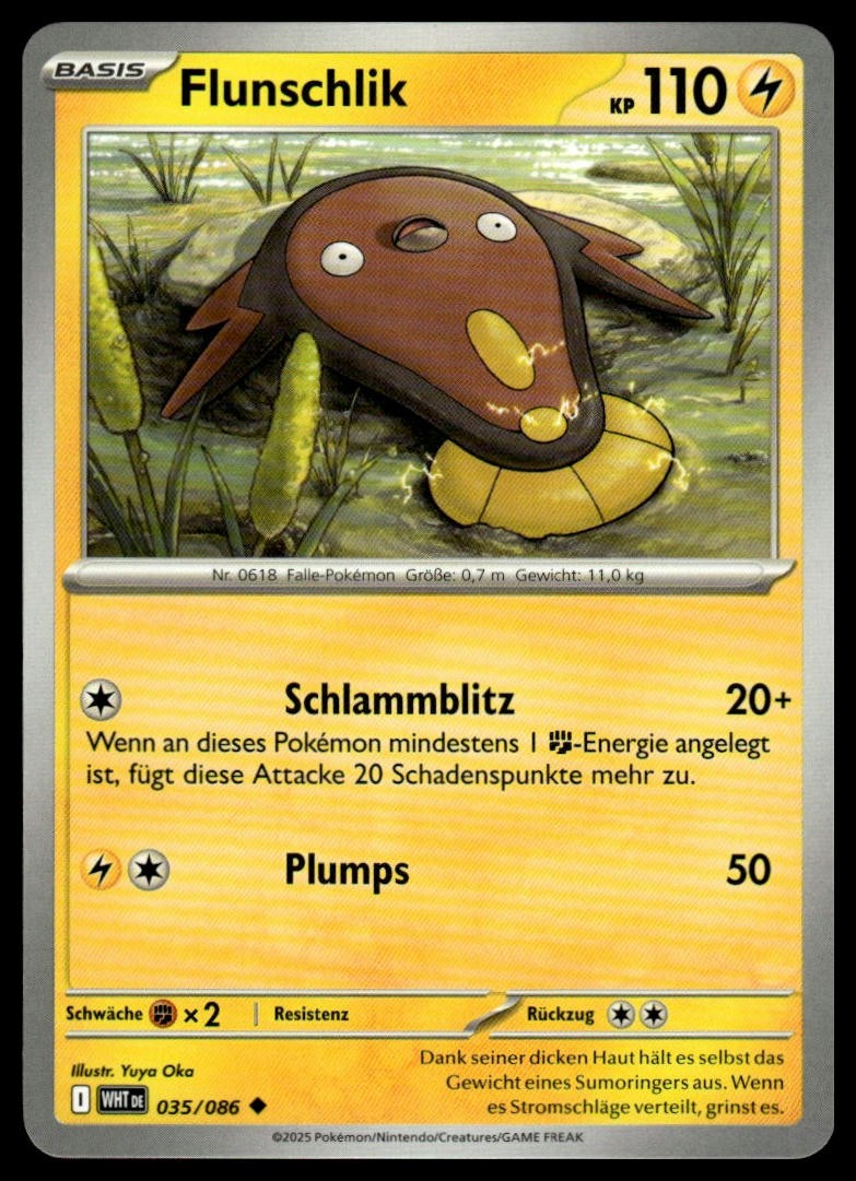 Stunfisk 035/086 | Pokemon SV: White Flare German [US Seller] | eBay