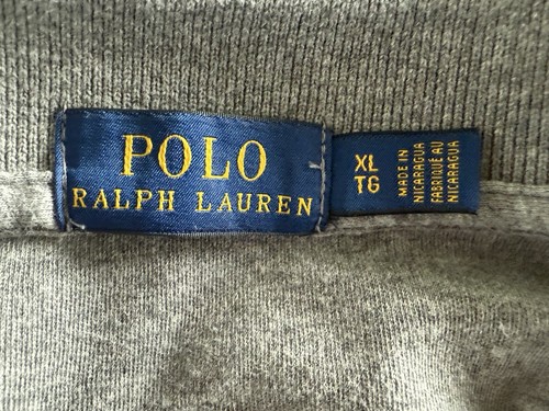 Ralph Lauren Short Sleeve Cotton Polo Dress Grey Size XL - Imagen 3 de 3