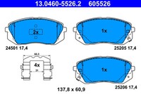 BremsbeläGe BremsklöTze Vorne FüR Hyundai Tucson TLE 1.6 Gdi 2.0 Crdi AWD Kona