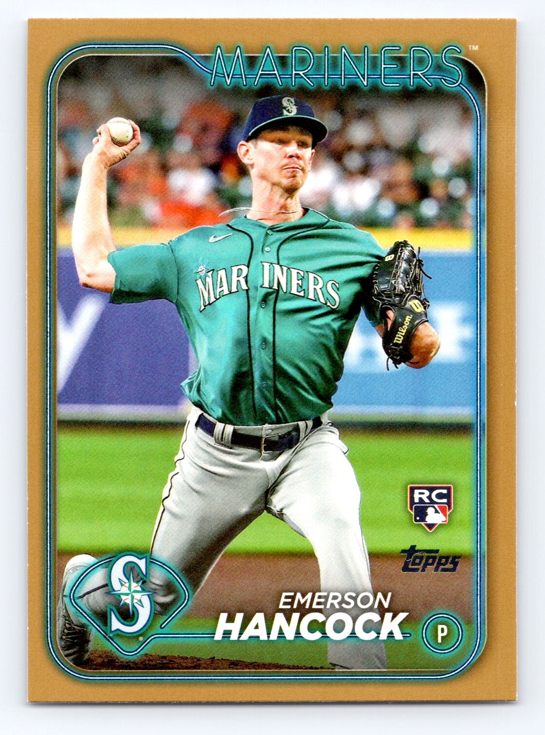 2024 Topps #39 Emerson Hancock Gold #/2024 SN