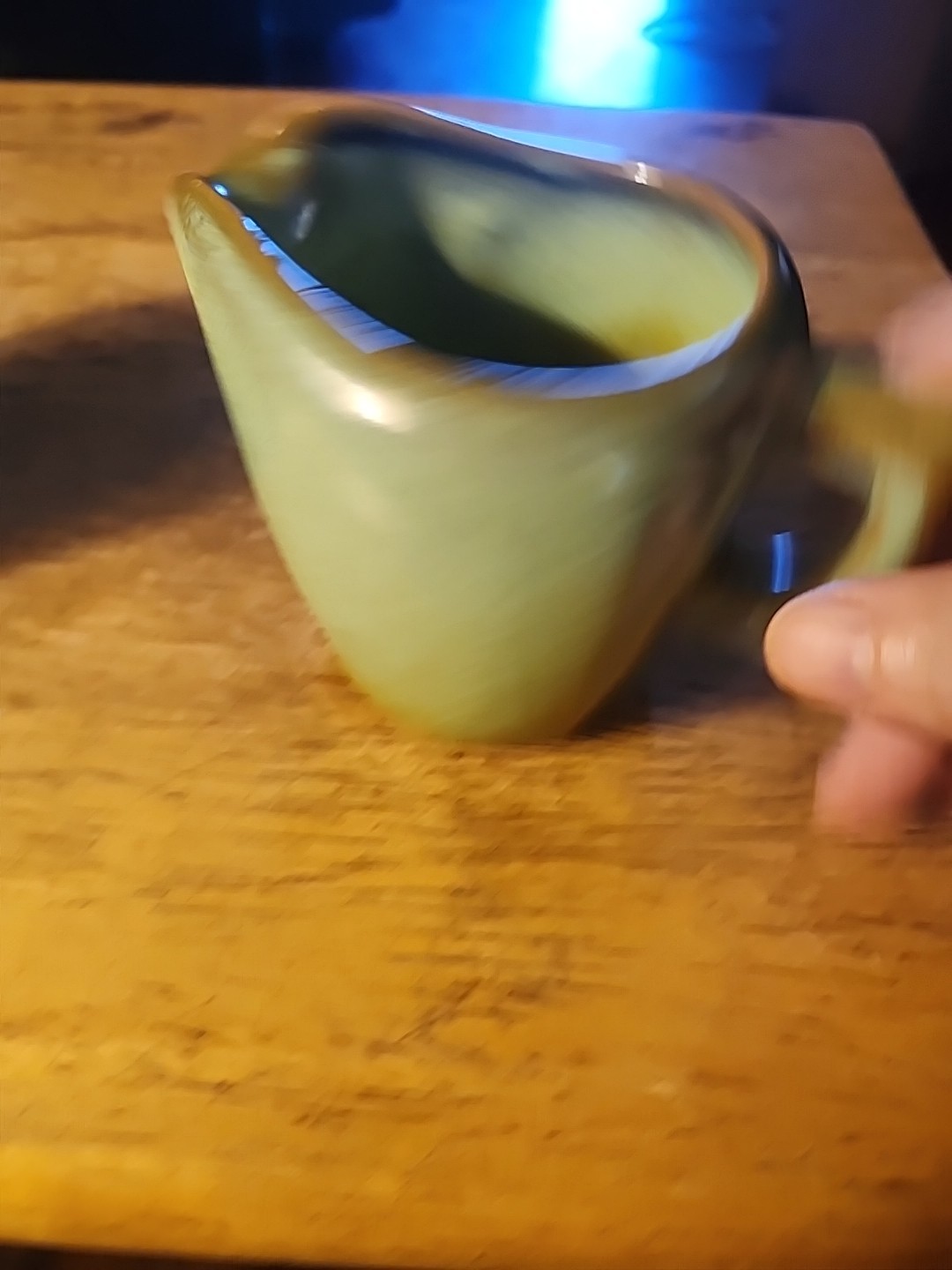 Frankoma Prairie Green Open Sugar & Creamer Set, 5 DA 5 DB