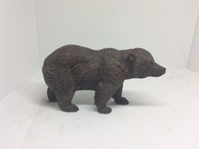 BEAUTIFUL Soapstone Canadian Black Bear Sculpture "Wolf Original" 13 cm Long