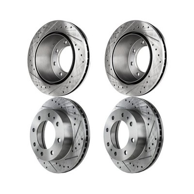 For Chevy Silverado 3500 Classic 2007 Brake Discs | Front and Rear Natural