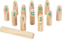"Small Foot Wikingerspiel Kubb Mit Zahlen \"Active\" Aus Holz, Outdoors (Us Import)"