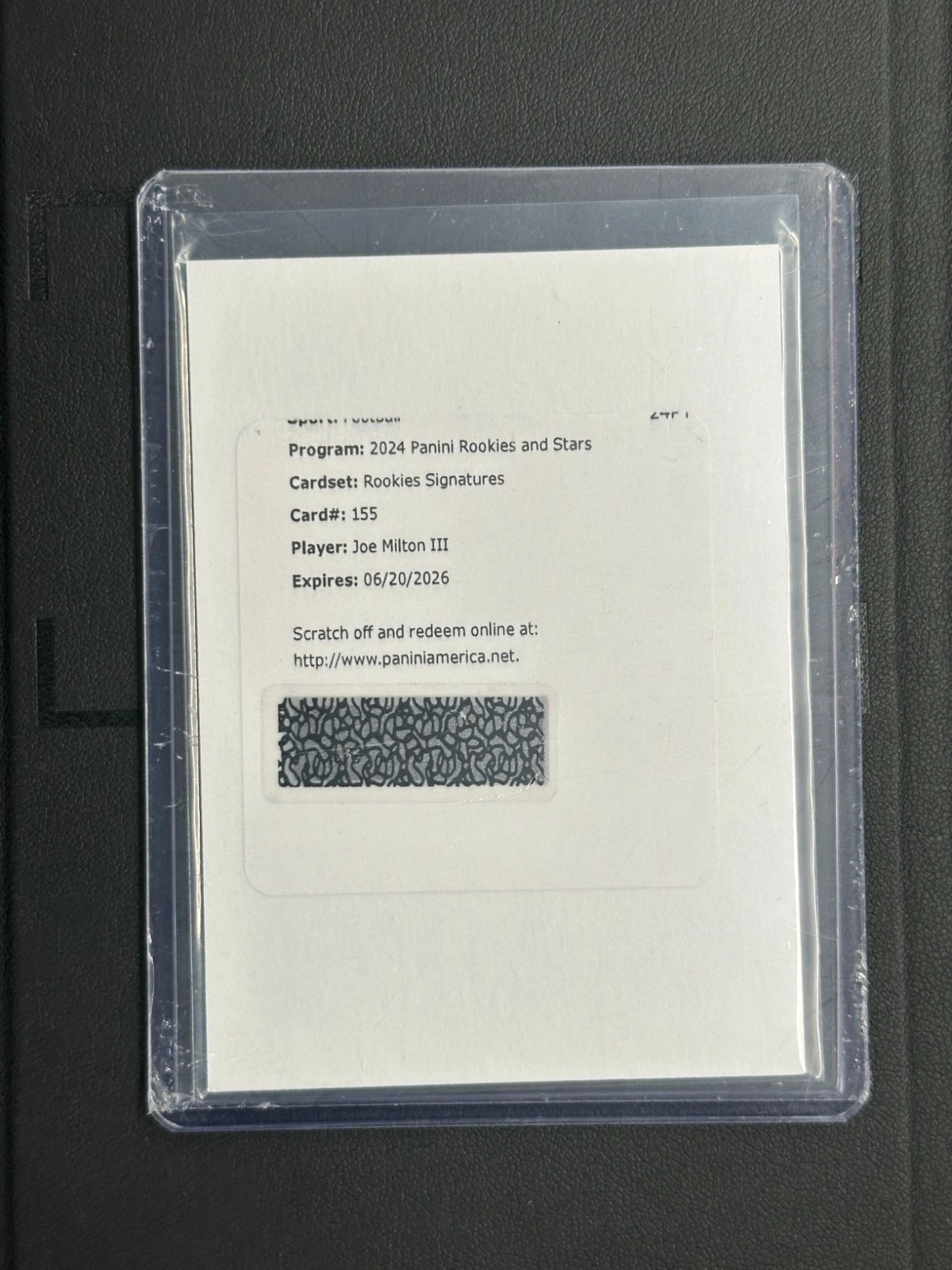 Michael Pratt Panini National Treasures Collegiate Flawless Rookie Gem Signatures #MPT Base