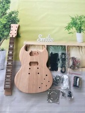 USA Warehouse Natural DIY Electric Guitar Kit DIY SG Electric Guitar