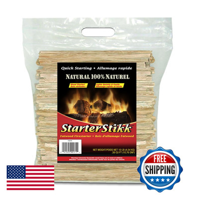 Pine Mountain Fatwood Starterstikk Natural Firestarting Sticks For Campfire