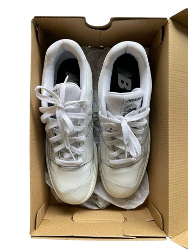 Size 6.5 - New Balance 550 White Grey Brand New With Box In Hand Ready To Ship