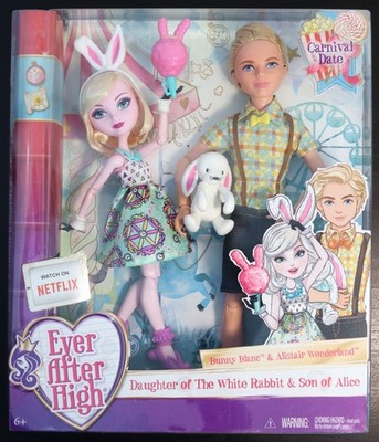 Netflix Ever After High Bunny Blanc & Alistair Wonderland Carnival Date - New