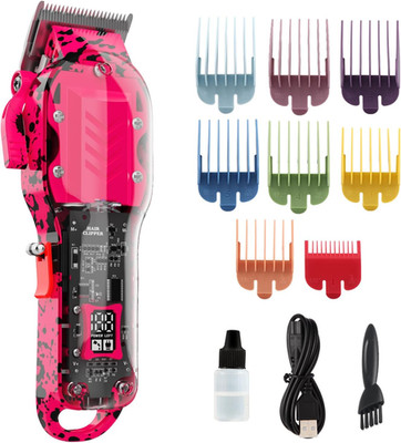 Professional Hair Clippers for Woman, Cordless Barber Kit for Hair Cutting & Gro