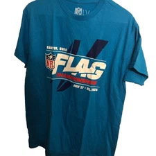 NFL Flag Football 2025 Men’s Size Medium Championships Turquoise NWT $40 MSRP