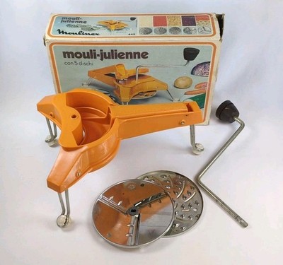 Vintage 1970s Moulinex Mouli Julienne #445 Rotary Food Processor - INCOMPLETE